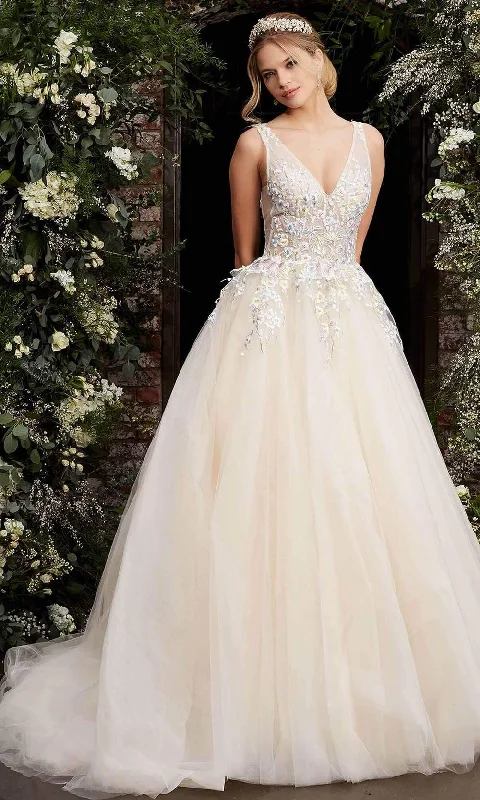 Women's Chic Apparel Sophisticated Fashion Jovani Bridal - JB07200 Floral Embroidered Bridal Gown Women's Chic Apparel Sophisticated Fashion Jovani Bridal - JB07200 Floral Embroidered Bridal Gown