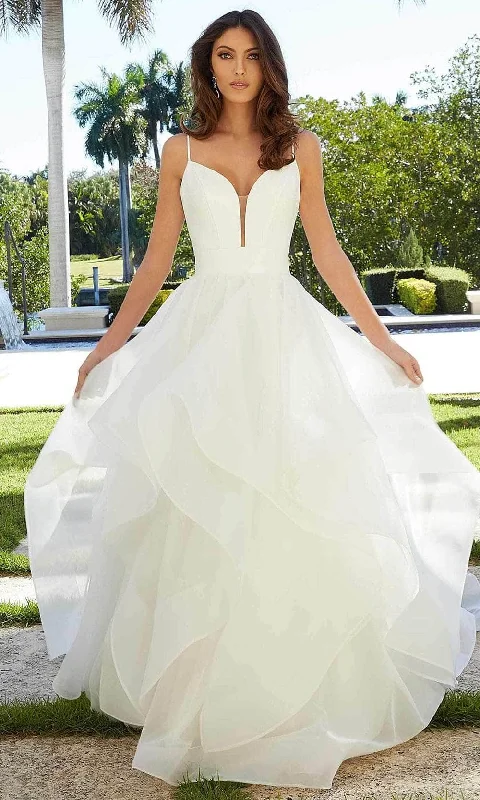 Women's Seasonal Clothes Graceful Drape Mori Lee Bridal 5977 - Sleeveless Plunging Sweetheart Wedding Dress Women's Seasonal Clothes Graceful Drape Mori Lee Bridal 5977 - Sleeveless Plunging Sweetheart Wedding Dress