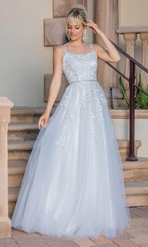 Women's Clothing Feminine Soft - Hued Look Dancing Queen 0217 - Embroidered Sleeveless Wedding Gown Women's Clothing Feminine Soft - Hued Look Dancing Queen 0217 - Embroidered Sleeveless Wedding Gown
