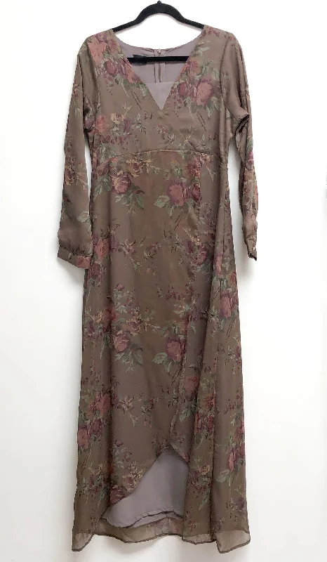 Chic Clothes For Women Limited Styles Esra Floral Print Chiffon Maxi Dress Abaya - FINAL SALE Chic Clothes For Women Limited Styles Esra Floral Print Chiffon Maxi Dress Abaya - FINAL SALE