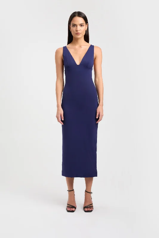 Women's Casual Clothing For Lounging Feminine Flow Magy Midi Dress