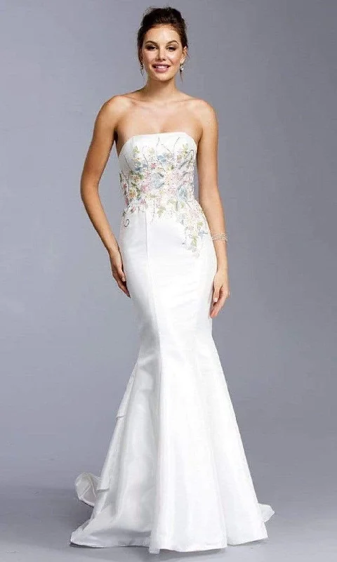 Women's Comfy Attire For Lounging Discount Extravaganza Trevi Collection Bridal - L1914 Multi Colored Embroidery Wedding Dress Women's Comfy Attire For Lounging Discount Extravaganza Trevi Collection Bridal - L1914 Multi Colored Embroidery Wedding Dress