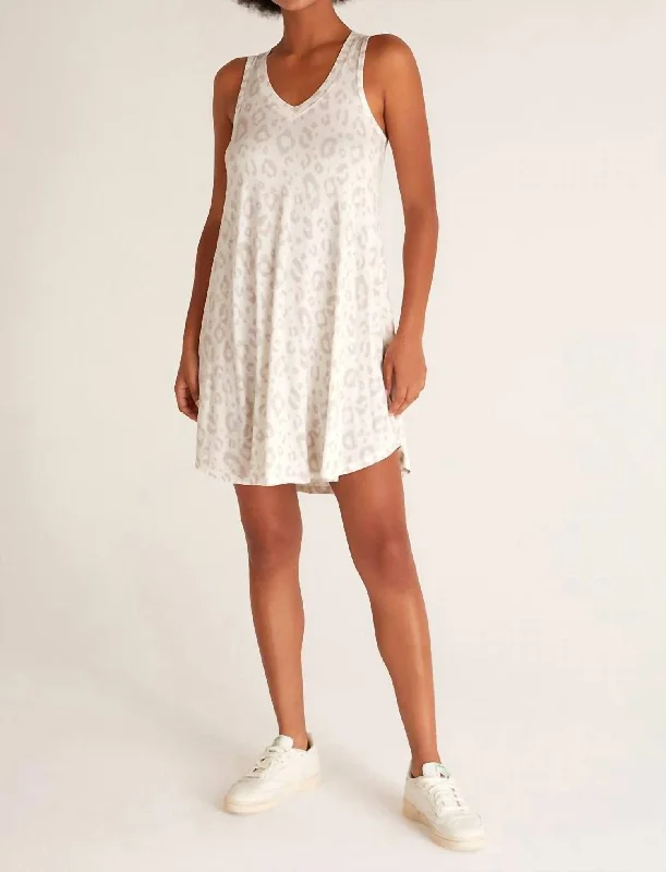 Women's Trendy Apparel Great Prices On Feminine Styles Breezy Leopard Mini Dress In Sand Dollar Women's Trendy Apparel Great Prices On Feminine Styles Breezy Leopard Mini Dress In Sand Dollar