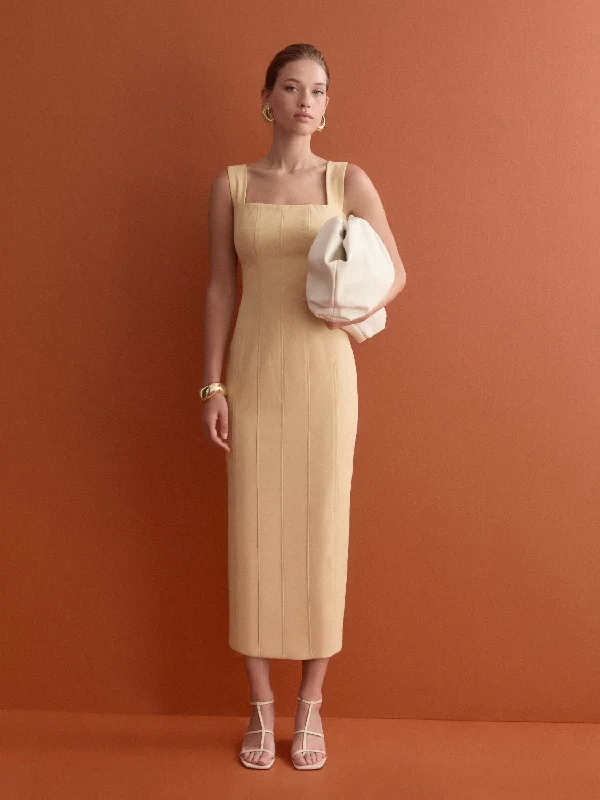 Women's Evening Outfit Grab Romantic Date - Night Styles Now LIAISON MIDI DRESS
