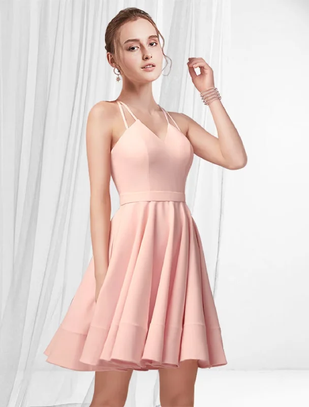 Women's Date Night Outfit Signature Style Essentials A-Line Cocktail Dresses Reformation Amante Dress Homecoming Short / Mini Sleeveless Spaghetti Strap Satin with Pleats Women's Date Night Outfit Signature Style Essentials A-Line Cocktail Dresses Reformation Amante Dress Homecoming Short / Mini Sleeveless Spaghetti Strap Satin with Pleats