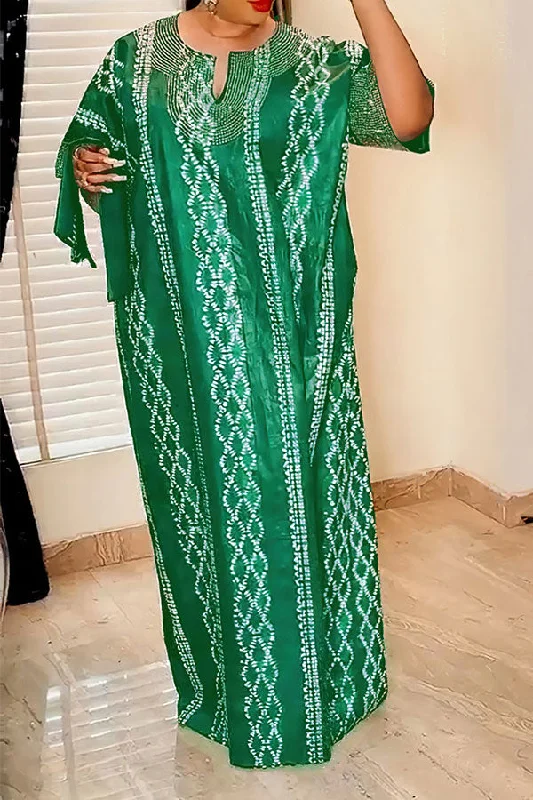 Women's Seasonal Wardrobe Clothing Stylish Savings Geometric Print Ethnic Rhinestone Patchwork Maxi Dress Women's Seasonal Wardrobe Clothing Stylish Savings Geometric Print Ethnic Rhinestone Patchwork Maxi Dress