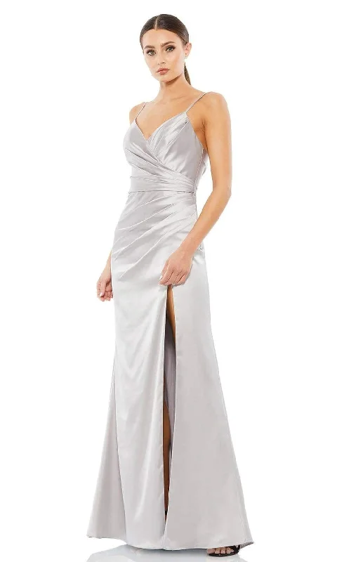 Women's Elegant Evening Outfit Trend Alert Ieena Duggal - 26585 Wrap Style Sheath Gown Women's Elegant Evening Outfit Trend Alert Ieena Duggal - 26585 Wrap Style Sheath Gown