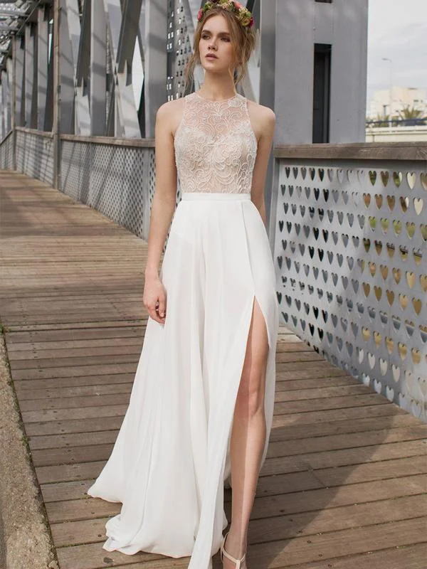 Women's Comfortable Clothes For Weekends Alluring Design White Side Split Prom Dress Open Back Bridesmaid Dresses Beach Wedding Dress Women's Comfortable Clothes For Weekends Alluring Design White Side Split Prom Dress Open Back Bridesmaid Dresses Beach Wedding Dress
