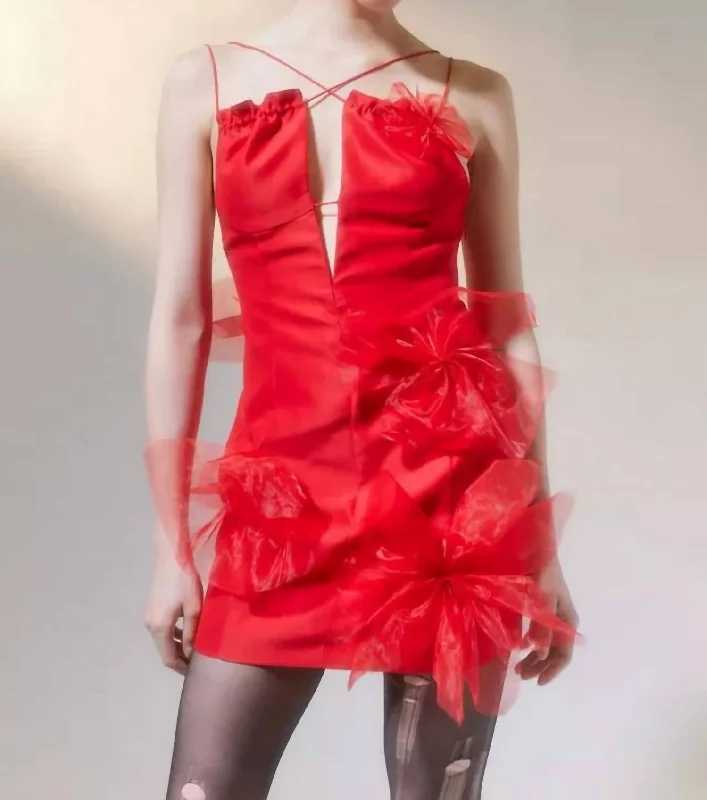 Fashion-Forward Women's Clothing Casual Chic Alberta Mini Dress In Red