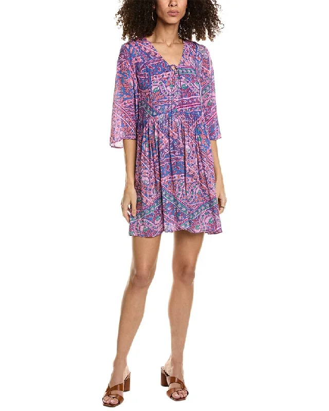 Women's Work Outfit Stylish Savings ba&sh Elbow Sleeve Mini Dress
