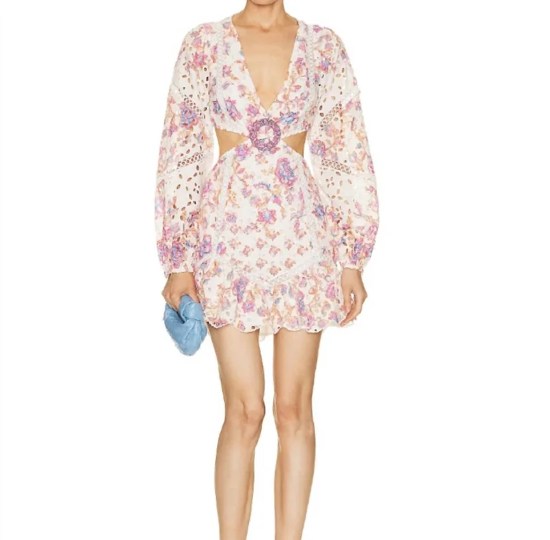 Women's Clothing Apparel Winter Warm - Up Sale Raisa Mini Dress In Off White