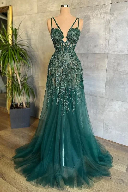 Women's Tops And Clothing Casual Elegance Charming Dark Green Tulle Long Evening Dress Sweetheart Sleeveless Formal Prom Dress S3789 Women's Tops And Clothing Casual Elegance Charming Dark Green Tulle Long Evening Dress Sweetheart Sleeveless Formal Prom Dress S3789