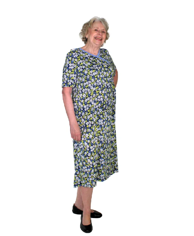 Women's Evening Wear Outfit Elegant Clothing Cindy Adaptive Dress - Yellow Floral