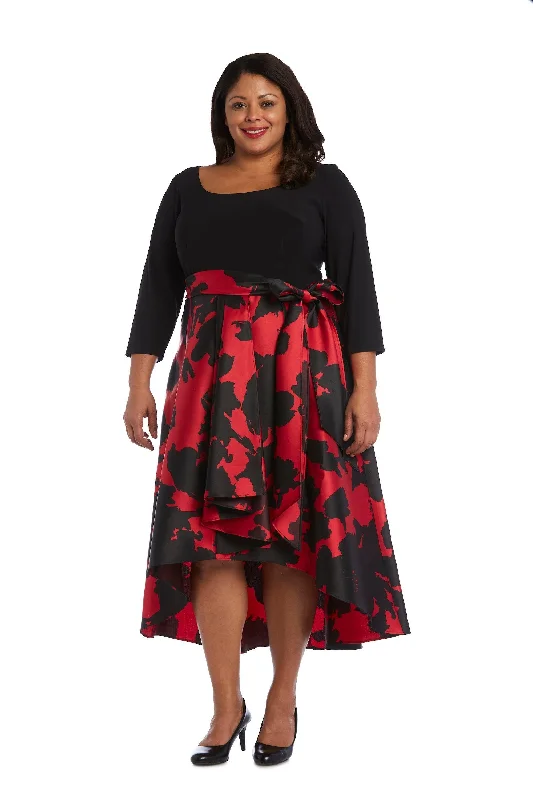 Women's Apparel Fashion Sale R&M Richards 1621W High Low Plus Size Cocktail Dress Sale Women's Apparel Fashion Sale R&M Richards 1621W High Low Plus Size Cocktail Dress Sale