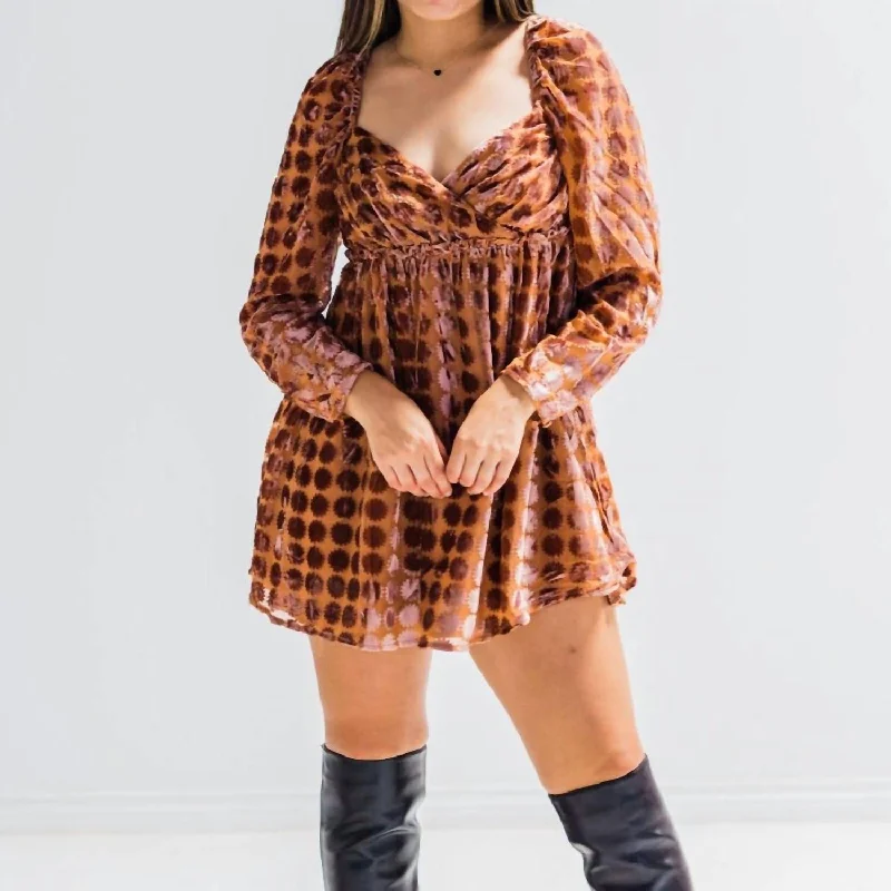 Affordable Women's Apparel Mid - Week Surprise Fallon Babydoll Mini Dress In Butternut Affordable Women's Apparel Mid - Week Surprise Fallon Babydoll Mini Dress In Butternut