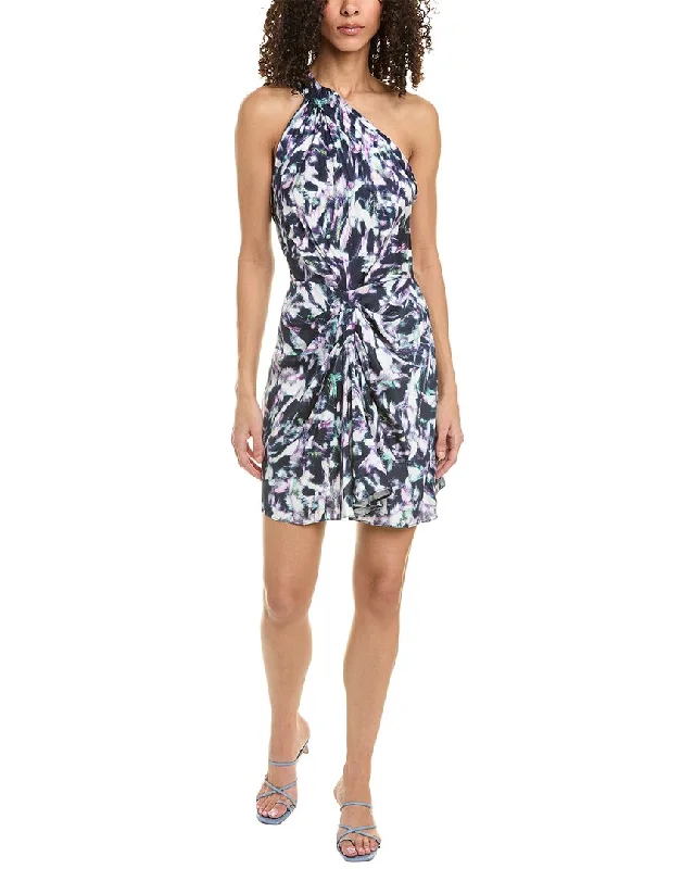 Women's High-Fashion Outfit Effortless Comfort IRO One-Shoulder Mini Dress