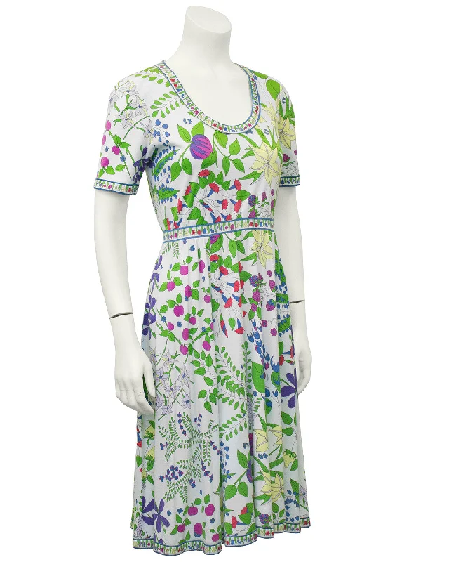 Women's Everyday Attire Dreamy Aesthetic Floral Day Dress