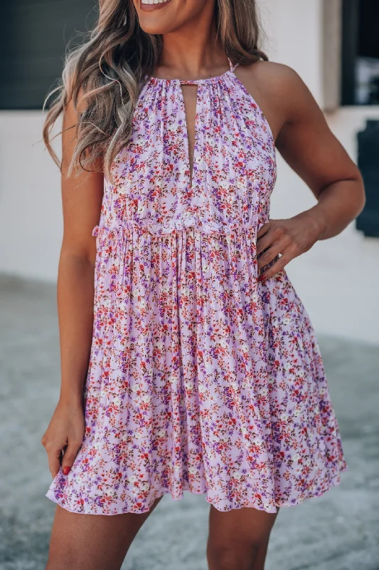 Women's Travel Apparel Last Chance Sale Fancy Me Floral Mini Dress FINAL SALE