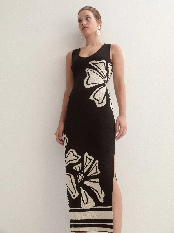Affordable Women's Outfit Limited - Stock CALYPSO KNIT MIDI DRESS