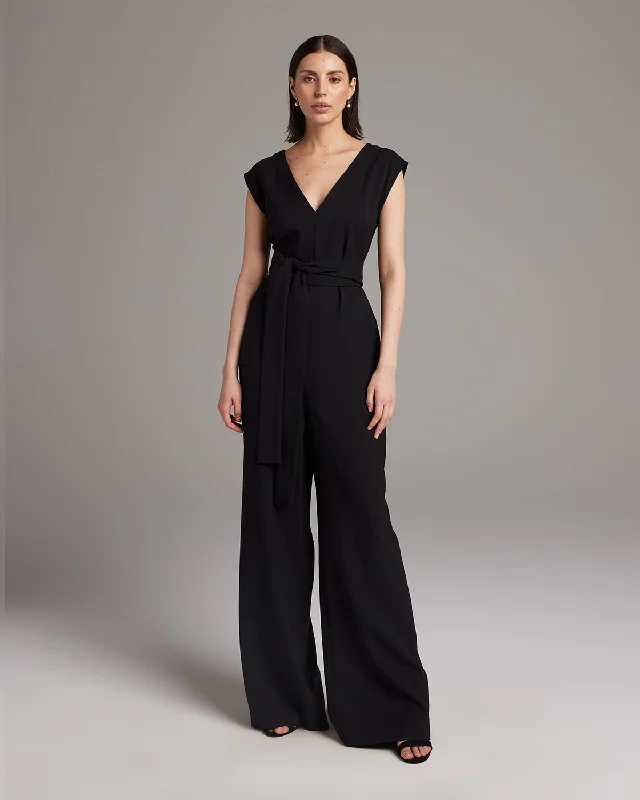 Vintage-Inspired Women's Clothes Special Offers V Neck Jumpsuit