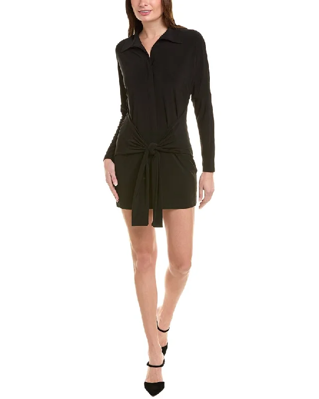Women's Holiday Attire Flowy Fabric Joseph Ribkoff Belted Mini Dress