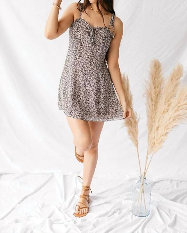 Women's Night-Out Clothes Style Breakthroughs Summer Breeze Mini Dress In Black