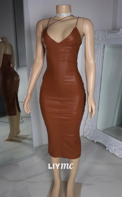 Women's Relaxed Clothes Premium Style LP2234 - V-Neck Sleeveless Spaghetti Straps Mermaid Prom Dress Women's Relaxed Clothes Premium Style LP2234 - V-Neck Sleeveless Spaghetti Straps Mermaid Prom Dress
