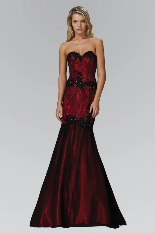Women's Trendy Apparel Bold Fashion Formal Long Strapless Sweetheart Mermaid Prom Gown Women's Trendy Apparel Bold Fashion Formal Long Strapless Sweetheart Mermaid Prom Gown
