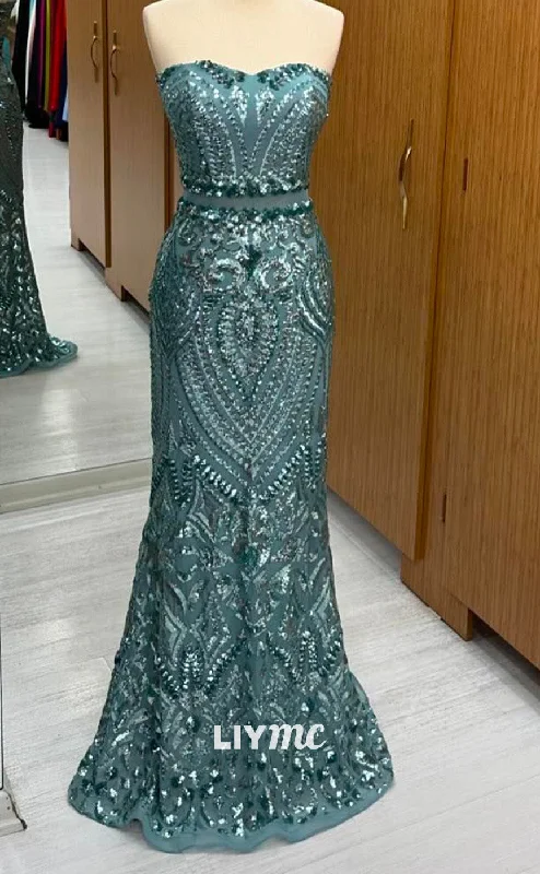 Women's Professional Clothes Minimalist Elegant LP2253 - Sweetheart Sleeveless Appliques Sheath Cocktail Dress Prom Dress Women's Professional Clothes Minimalist Elegant LP2253 - Sweetheart Sleeveless Appliques Sheath Cocktail Dress Prom Dress