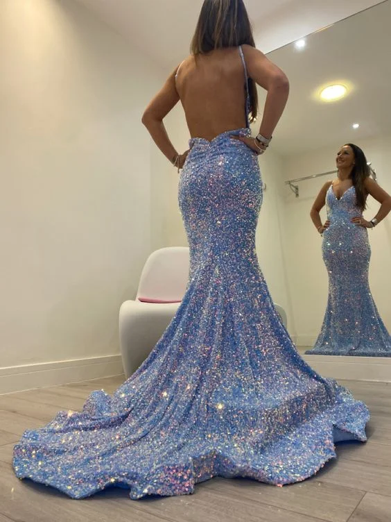 Women's Clothes For The Office Flash Sale, Don'T Miss 2023 Sheath Sequins Sleeveless Sweep Train Prom Dresses S2448 Women's Clothes For The Office Flash Sale, Don'T Miss 2023 Sheath Sequins Sleeveless Sweep Train Prom Dresses S2448
