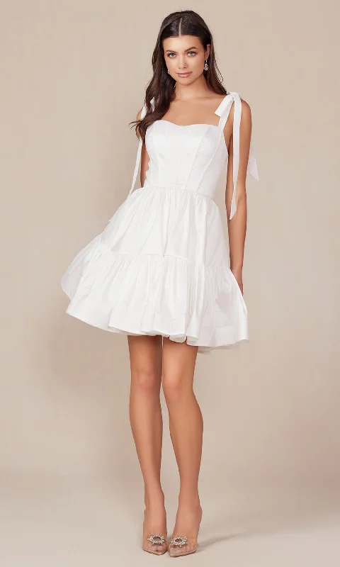 Women's Classic Outfit Wardrobe Upgrade Nox Anabel T869W - Boned Structure A-Line Cocktail Dress Women's Classic Outfit Wardrobe Upgrade Nox Anabel T869W - Boned Structure A-Line Cocktail Dress
