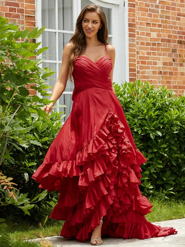 Women's Professional Attire Save On Inspired Styles A-Line/Princess Taffeta Layers V-neck Sleeveless Asymmetrical Dresses Women's Professional Attire Save On Inspired Styles A-Line/Princess Taffeta Layers V-neck Sleeveless Asymmetrical Dresses