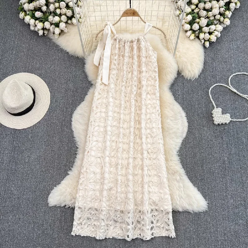 Chic Clothing For Women Chic Sophistication beach dress round neck halterneck sleeveless dress S4228 Chic Clothing For Women Chic Sophistication beach dress round neck halterneck sleeveless dress S4228