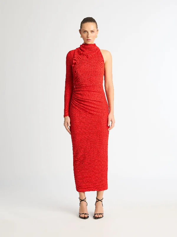 Women's Clothing Outfit Set End - Of - Month Blowout EVERLY RUCHED MIDI DRESS