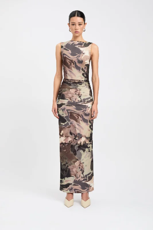 Women's Vacation Clothes Colorful Clothing Lucia Midi Dress