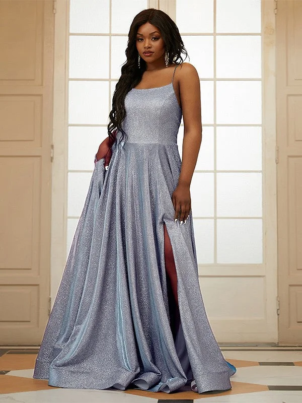 Women's Everyday Garments Limited Time Offers A-Line/Princess Ruffles Spaghetti Straps Sleeveless Sweep/Brush Train Dresses Women's Everyday Garments Limited Time Offers A-Line/Princess Ruffles Spaghetti Straps Sleeveless Sweep/Brush Train Dresses