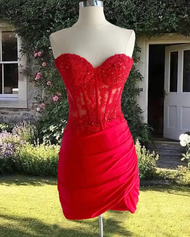 Women's Elegant Formal Outfit Everyday Glamour Sheer Lace Corset Tight Satin Party Dress S3286 Women's Elegant Formal Outfit Everyday Glamour Sheer Lace Corset Tight Satin Party Dress S3286