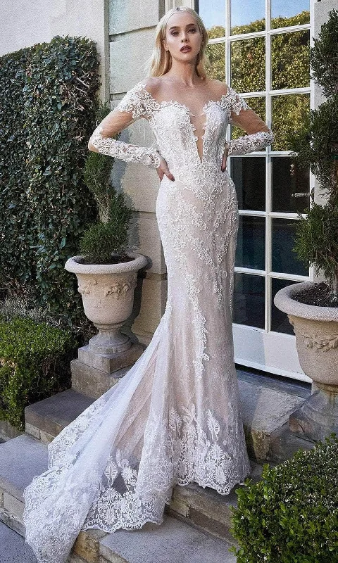 Women's Elegant Clothing Sets Ethnic Cultural Event Wear Andrea and Leo A1022 - Illusion Lace Bridal Gown Women's Elegant Clothing Sets Ethnic Cultural Event Wear Andrea and Leo A1022 - Illusion Lace Bridal Gown