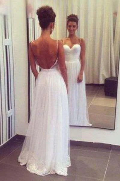 Women's Party Outfit Fashion Deal Spaghetti Straps Sweetheart Tulle Long Elegant Lace Cheap Backless Evening Wedding Dresses Women's Party Outfit Fashion Deal Spaghetti Straps Sweetheart Tulle Long Elegant Lace Cheap Backless Evening Wedding Dresses
