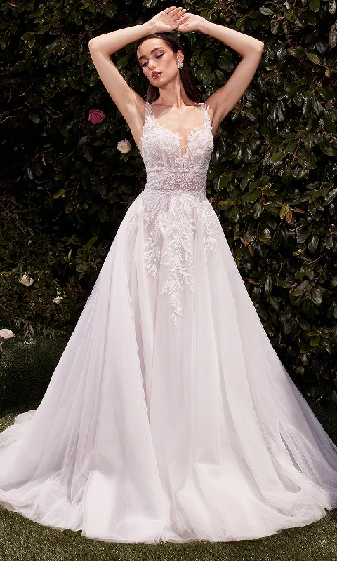 Women's Wardrobe Apparel High-End Women’S Wear Ladivine CDS511W - Lace A-Line Wedding Dress Women's Wardrobe Apparel High-End Women’S Wear Ladivine CDS511W - Lace A-Line Wedding Dress
