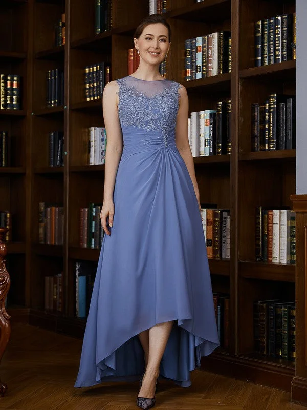 Women's Clothes For Special Occasions Special Offers, Don'T Miss A-Line/Princess Chiffon Applique Scoop Sleeveless Asymmetrical Mother of the Bride Dresses Women's Clothes For Special Occasions Special Offers, Don'T Miss A-Line/Princess Chiffon Applique Scoop Sleeveless Asymmetrical Mother of the Bride Dresses