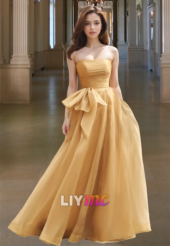 Affordable Women's Outfit Minimalist Office - Ready Style Straight Across Sleeveless Pleated A-Line Prom Dress Affordable Women's Outfit Minimalist Office - Ready Style Straight Across Sleeveless Pleated A-Line Prom Dress
