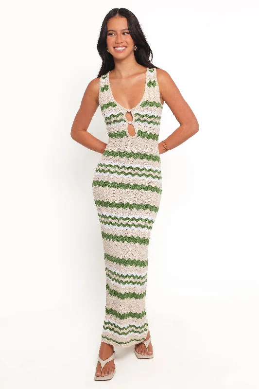 Women's Apparel And Garments Weekend Exclusive Hubert Midi Dress - Khaki Multi