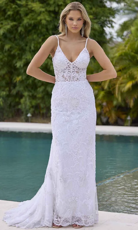 Women's Elegant Apparel Women’S Urban Fashion Primavera Couture 11143 - Sleeveless Pearl Beaded Evening Gown Women's Elegant Apparel Women’S Urban Fashion Primavera Couture 11143 - Sleeveless Pearl Beaded Evening Gown