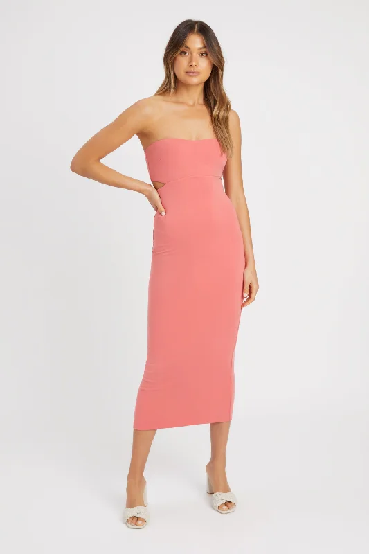 Women's Party Clothes High-End Women’S Wear Solange Midi Dress