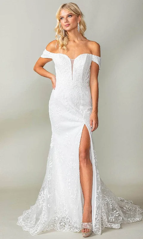 Women's Trendy Casual Clothes Chic Urban Fashion Look Dancing Queen 0273 - Off-Shoulder Embroidered Wedding Dress Women's Trendy Casual Clothes Chic Urban Fashion Look Dancing Queen 0273 - Off-Shoulder Embroidered Wedding Dress