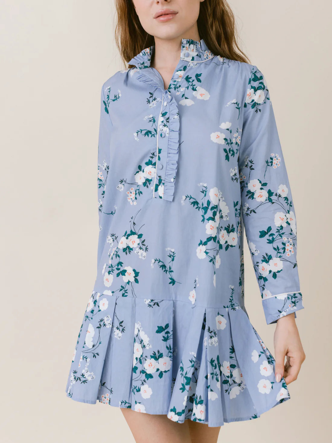 Women's Elegant Outfit Best Sellers Blue Floral Callahan Dress