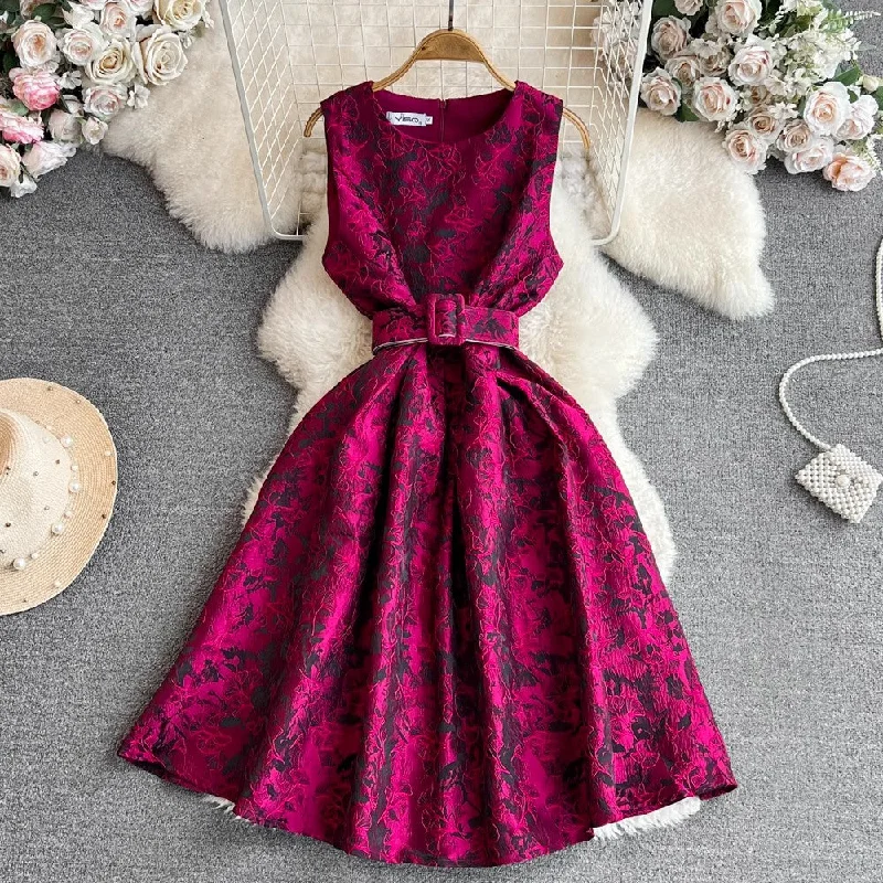 Stylish Women's Garments For Holidays Best Seller Fashionable sleeveless round neck A-line dress S3950 Stylish Women's Garments For Holidays Best Seller Fashionable sleeveless round neck A-line dress S3950