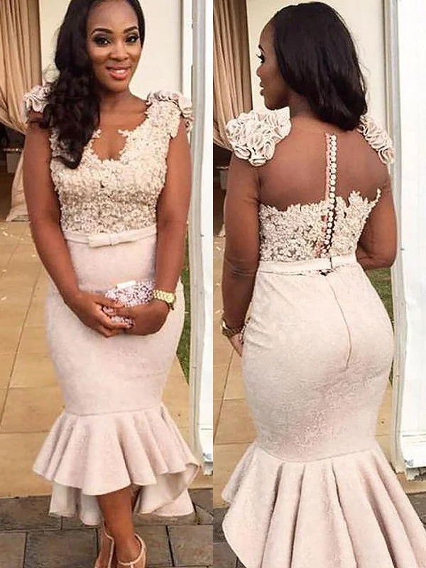Women's Holiday Clothes Budget Saver Trumpet/Mermaid Sleeveless V-neck Satin Beading Asymmetrical Dresses Women's Holiday Clothes Budget Saver Trumpet/Mermaid Sleeveless V-neck Satin Beading Asymmetrical Dresses