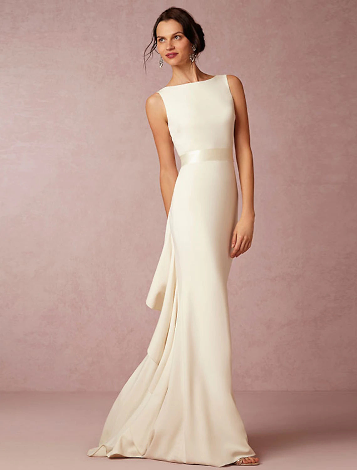 Women's Trendy Clothes Statement Piece Formal Wedding Dresses Mermaid / Trumpet Off Shoulder Sleeveless Court Train Satin Bridal Gowns With Beading Summer Wedding Party, Women's Clothing Women's Trendy Clothes Statement Piece Formal Wedding Dresses Mermaid / Trumpet Off Shoulder Sleeveless Court Train Satin Bridal Gowns With Beading Summer Wedding Party, Women's Clothing